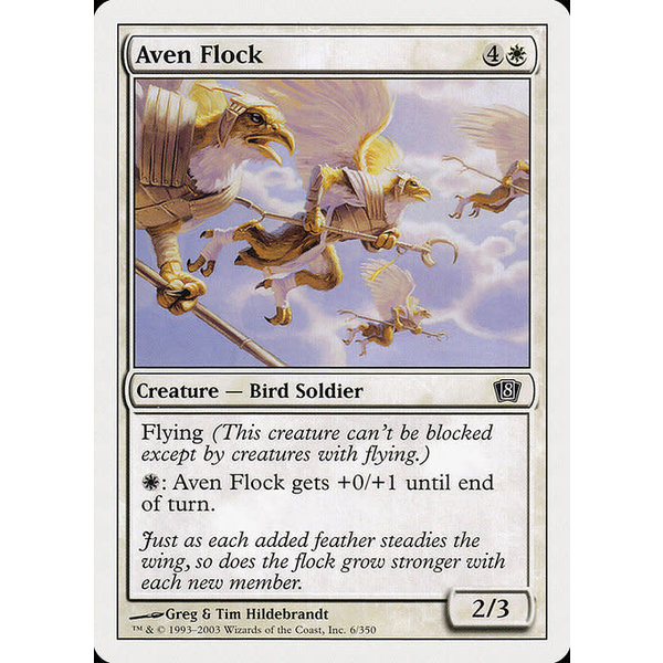 Magic: The Gathering Aven Flock (006) Lightly Played