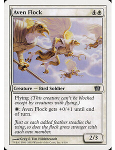 Magic: The Gathering Aven Flock (006) Lightly Played Foil