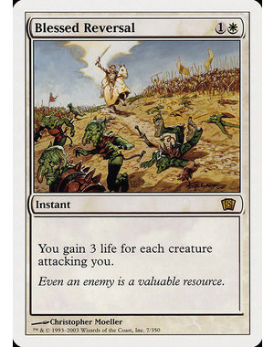 Magic: The Gathering Blessed Reversal (007) Moderately Played