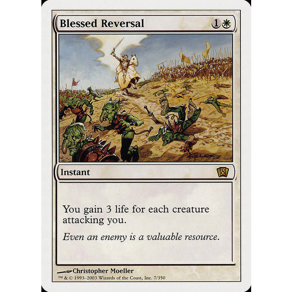 Magic: The Gathering Blessed Reversal (007) Moderately Played