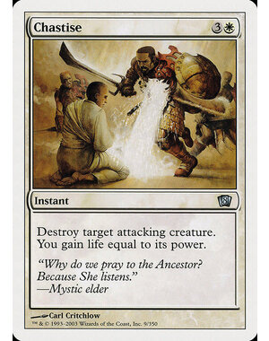 Magic: The Gathering Chastise (009) Lightly Played Foil