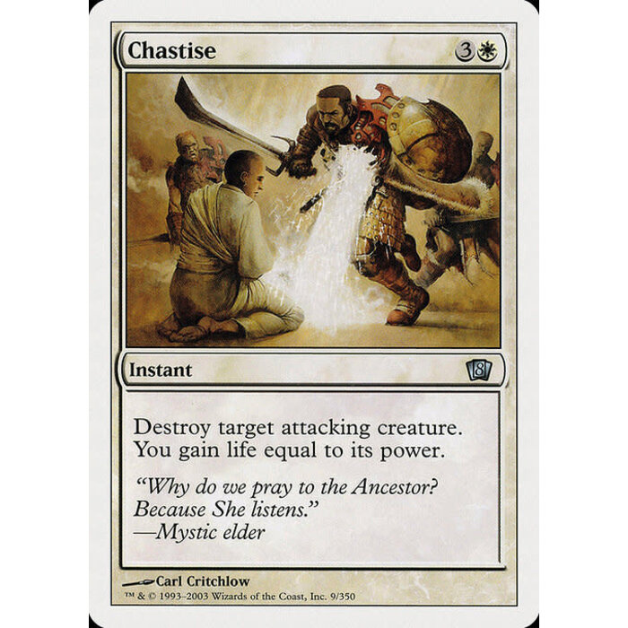 Magic: The Gathering Chastise (009) Lightly Played Foil