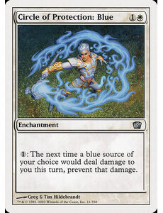 Magic: The Gathering Circle of Protection: Blue (011) Lightly Played