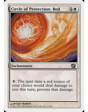 Magic: The Gathering Circle of Protection: Red (013) Lightly Played