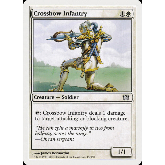 Magic: The Gathering Crossbow Infantry (015) Lightly Played