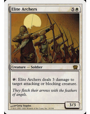 Magic: The Gathering Elite Archers (018) Moderately Played