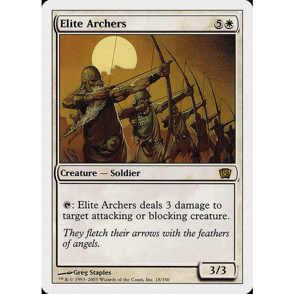 Magic: The Gathering Elite Archers (018) Moderately Played