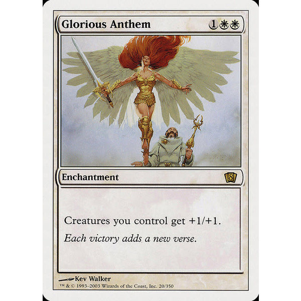 Magic: The Gathering Glorious Anthem (020) Heavily Played