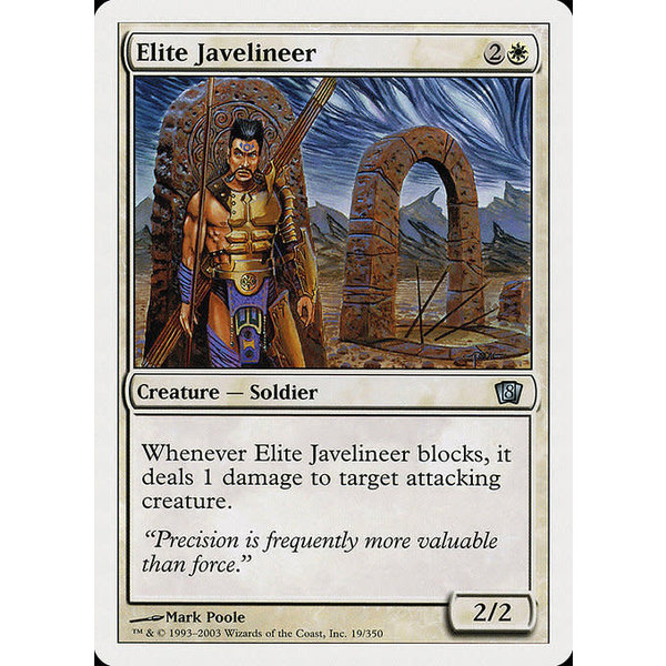 Magic: The Gathering Elite Javelineer (019) Moderately Played