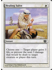 Magic: The Gathering Healing Salve (022) Lightly Played Foil