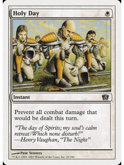Magic: The Gathering Holy Day (023) Moderately Played