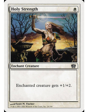 Magic: The Gathering Holy Strength (024) Lightly Played