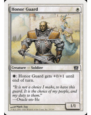 Magic: The Gathering Honor Guard (025) Lightly Played