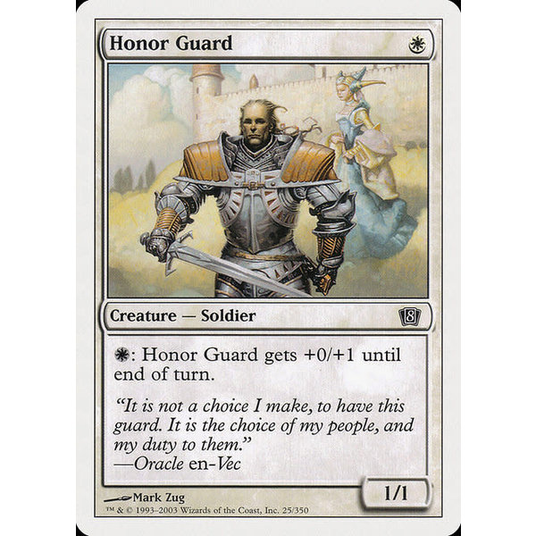 Magic: The Gathering Honor Guard (025) Lightly Played