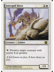 Magic: The Gathering Intrepid Hero (026) Heavily Played