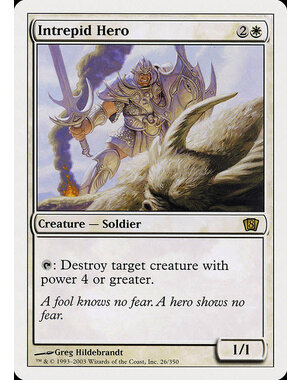 Magic: The Gathering Intrepid Hero (026) Heavily Played