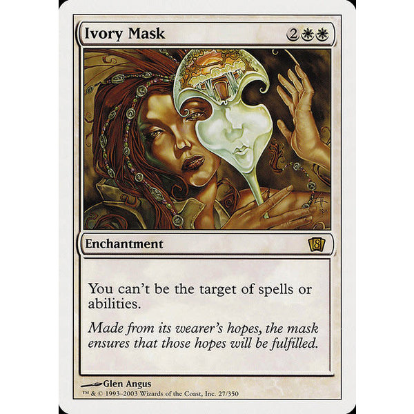 Magic: The Gathering Ivory Mask (027) Heavily Played