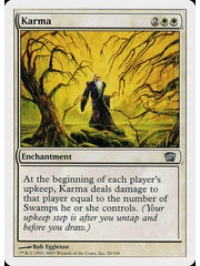 Magic: The Gathering Karma (028) Lightly Played