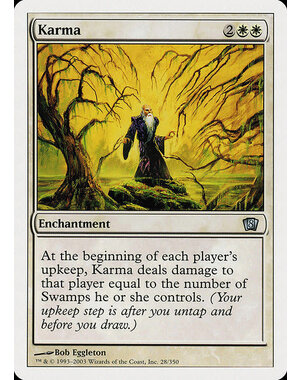 Magic: The Gathering Karma (028) Lightly Played