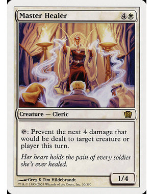 Magic: The Gathering Master Healer (030) Lightly Played