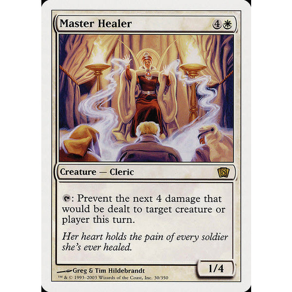 Magic: The Gathering Master Healer (030) Lightly Played