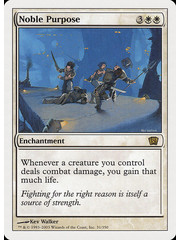 Magic: The Gathering Noble Purpose (031) Heavily Played