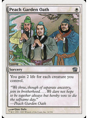 Magic: The Gathering Peach Garden Oath (034) Lightly Played