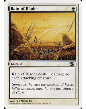 Magic: The Gathering Rain of Blades (035) Lightly Played