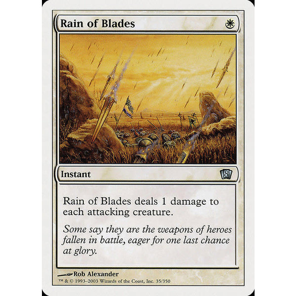 Magic: The Gathering Rain of Blades (035) Lightly Played