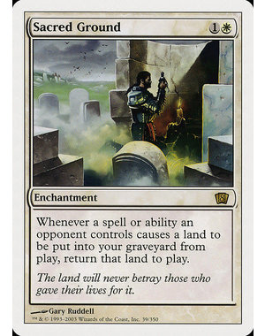 Magic: The Gathering Sacred Ground (039) Heavily Played