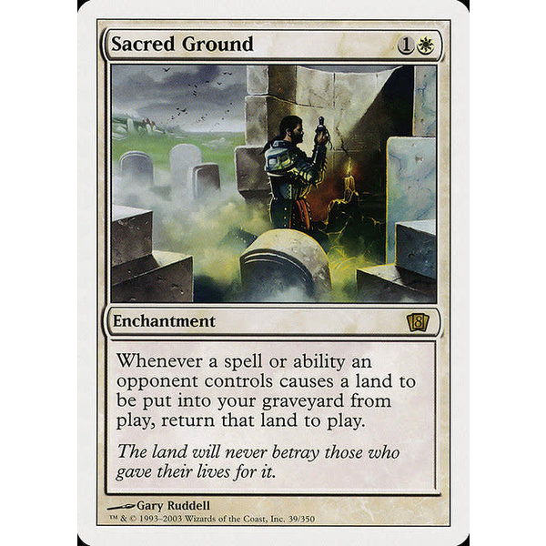 Magic: The Gathering Sacred Ground (039) Heavily Played