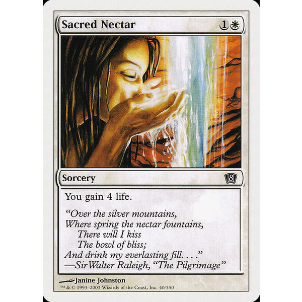 Magic: The Gathering Sacred Nectar (040) Lightly Played