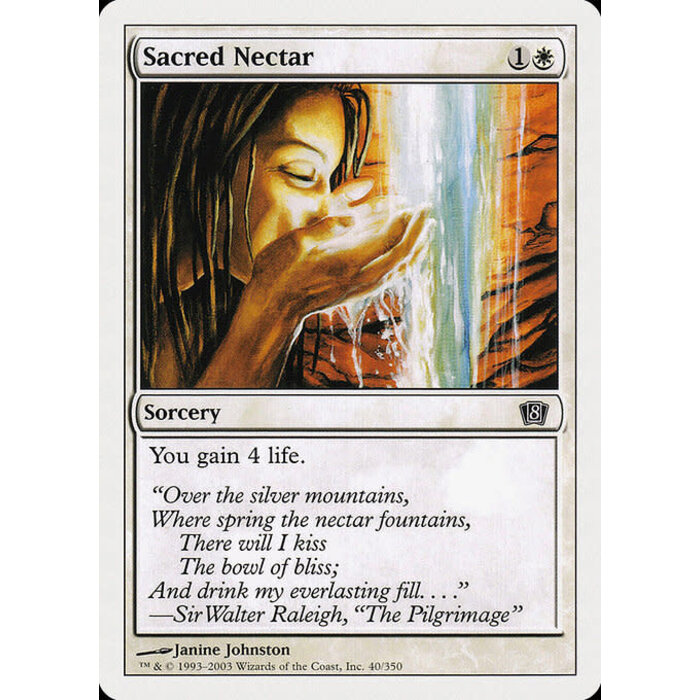 Magic: The Gathering Sacred Nectar (040) Lightly Played