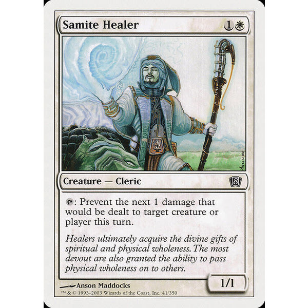 Magic: The Gathering Samite Healer (041) Lightly Played