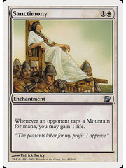 Magic: The Gathering Sanctimony (042) Lightly Played