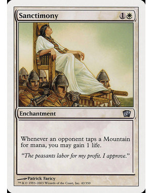 Magic: The Gathering Sanctimony (042) Lightly Played