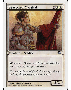 Magic: The Gathering Seasoned Marshal (044) Lightly Played