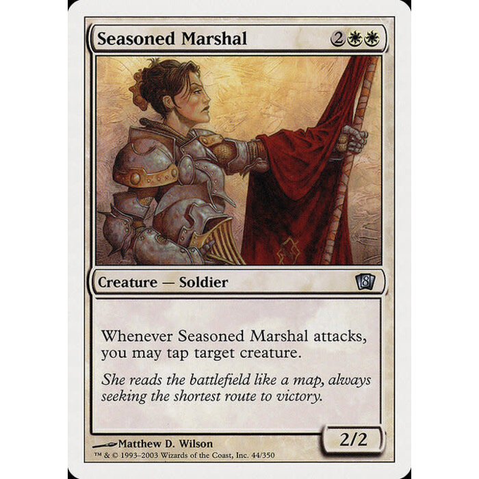 Magic: The Gathering Seasoned Marshal (044) Lightly Played