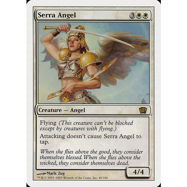 Magic: The Gathering Serra Angel (045) Lightly Played