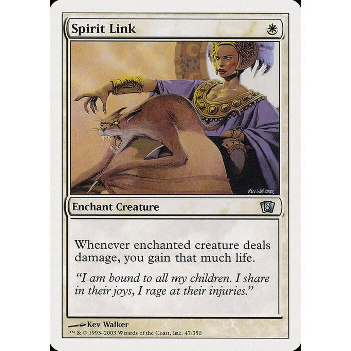 Magic: The Gathering Spirit Link (047) Lightly Played