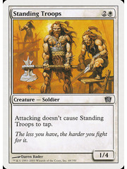 Magic: The Gathering Standing Troops (048) Lightly Played