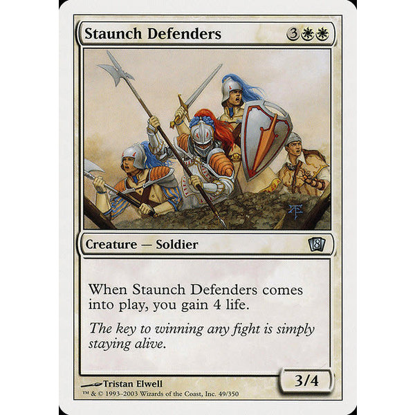 Magic: The Gathering Staunch Defenders (049) Lightly Played