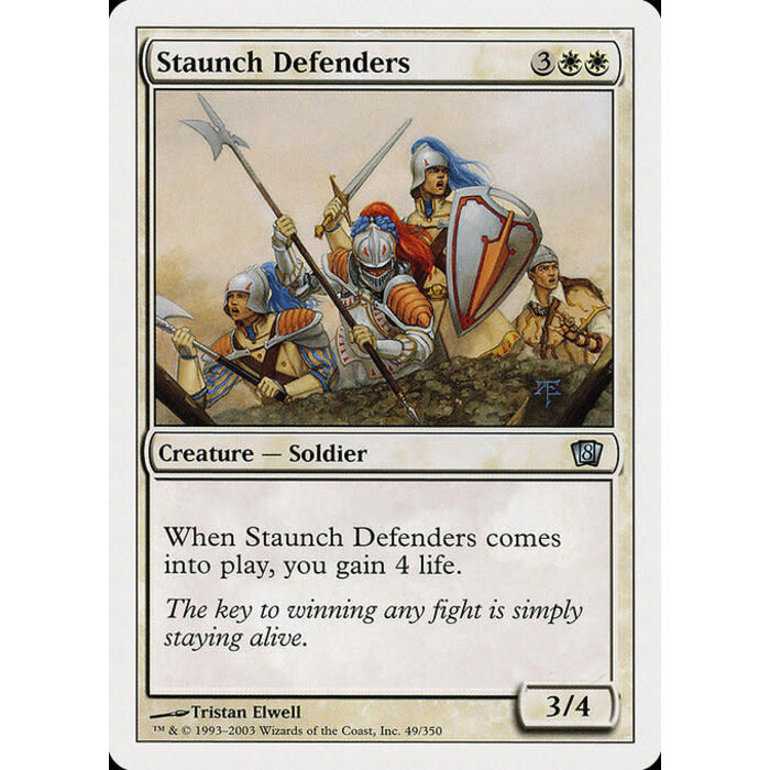 Magic: The Gathering Staunch Defenders (049) Moderately Played