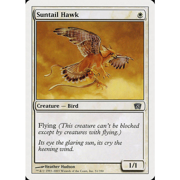 Magic: The Gathering Suntail Hawk (051) Lightly Played