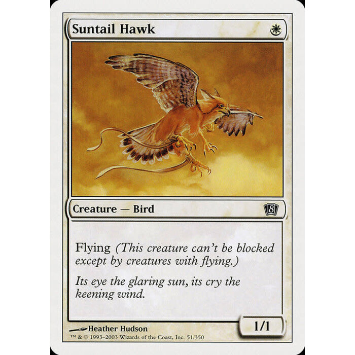 Magic: The Gathering Suntail Hawk (051) Lightly Played