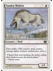 Magic: The Gathering Tundra Wolves (054) Lightly Played