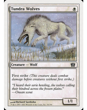 Magic: The Gathering Tundra Wolves (054) Lightly Played