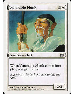 Magic: The Gathering Venerable Monk (055) Lightly Played