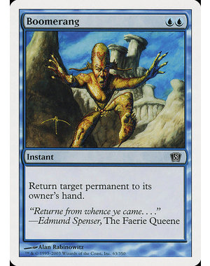 Magic: The Gathering Boomerang (063) Lightly Played