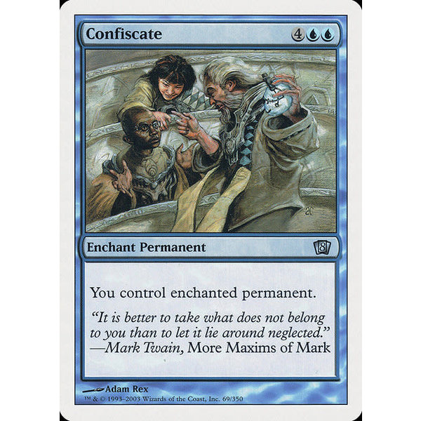 Magic: The Gathering Confiscate (069) Lightly Played